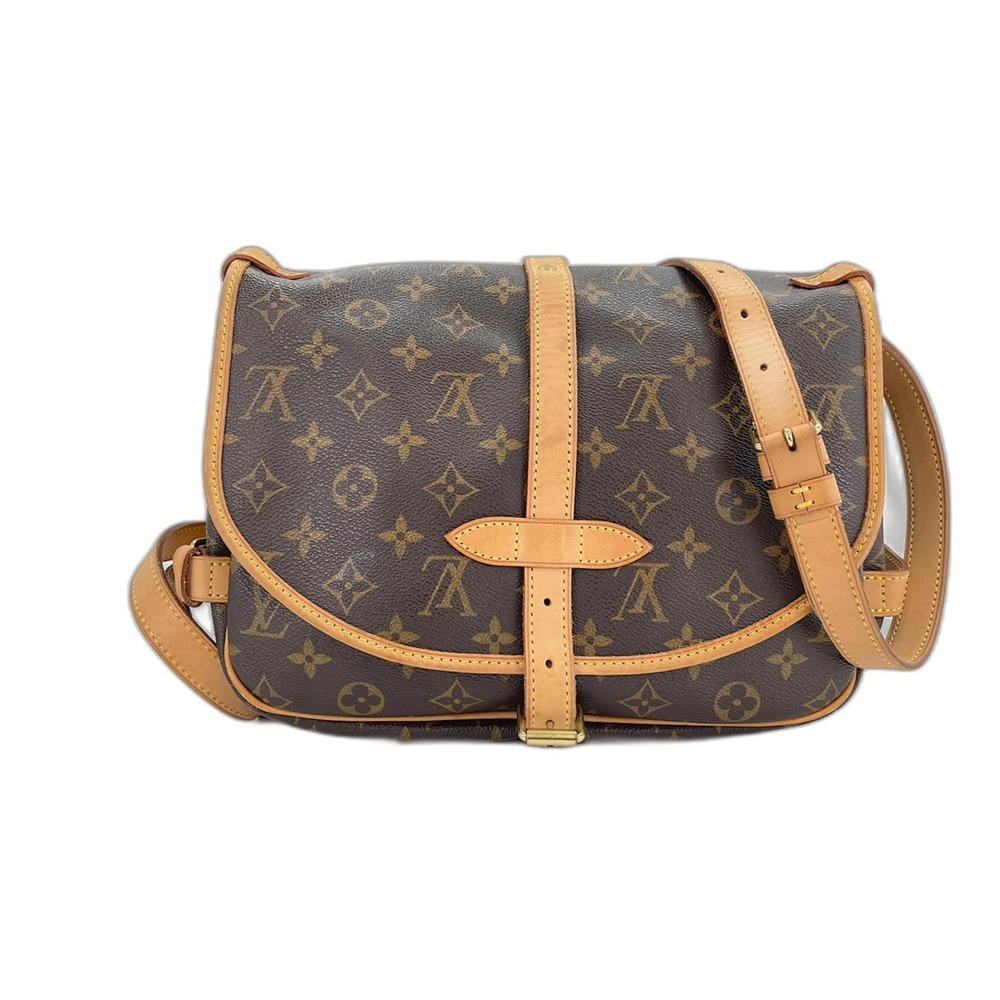 LOUIS VUITTON Authentic Brown Monogram Shoulder Bag